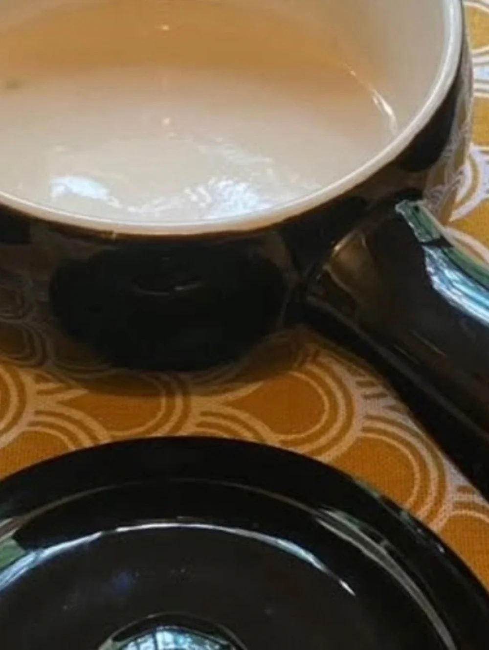 Set of 4 vintage Black ceramic lug bowls [COPY]